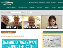 Tablet Screenshot of camdencountylibrary.org